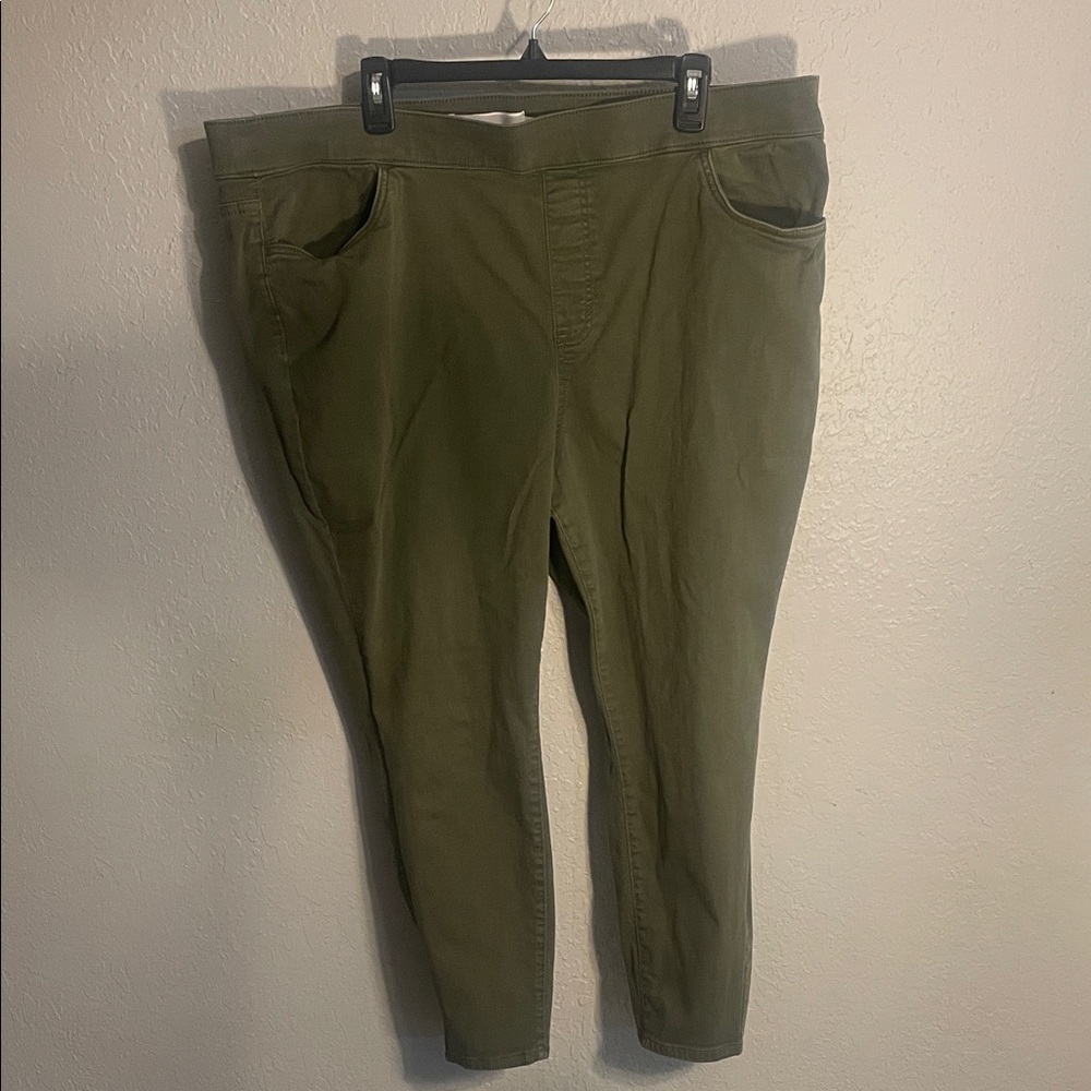 Sonoma Olive Skinny Pants
